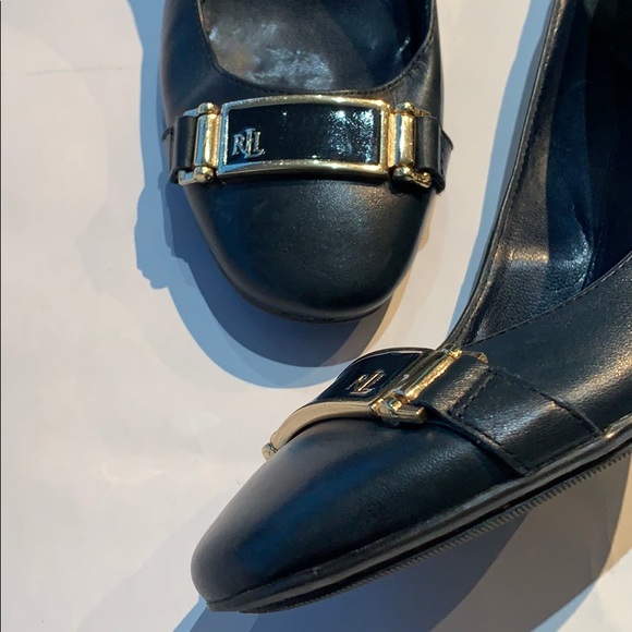 Ralph Lauren black heels - Picture 3 of 3